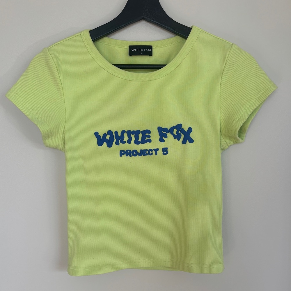 White Fox Baby Tee
